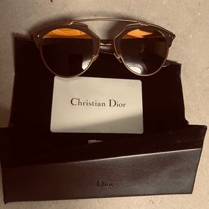 CHRISTIAN DIOR Mirrored So Real Sunglasses Tortoise